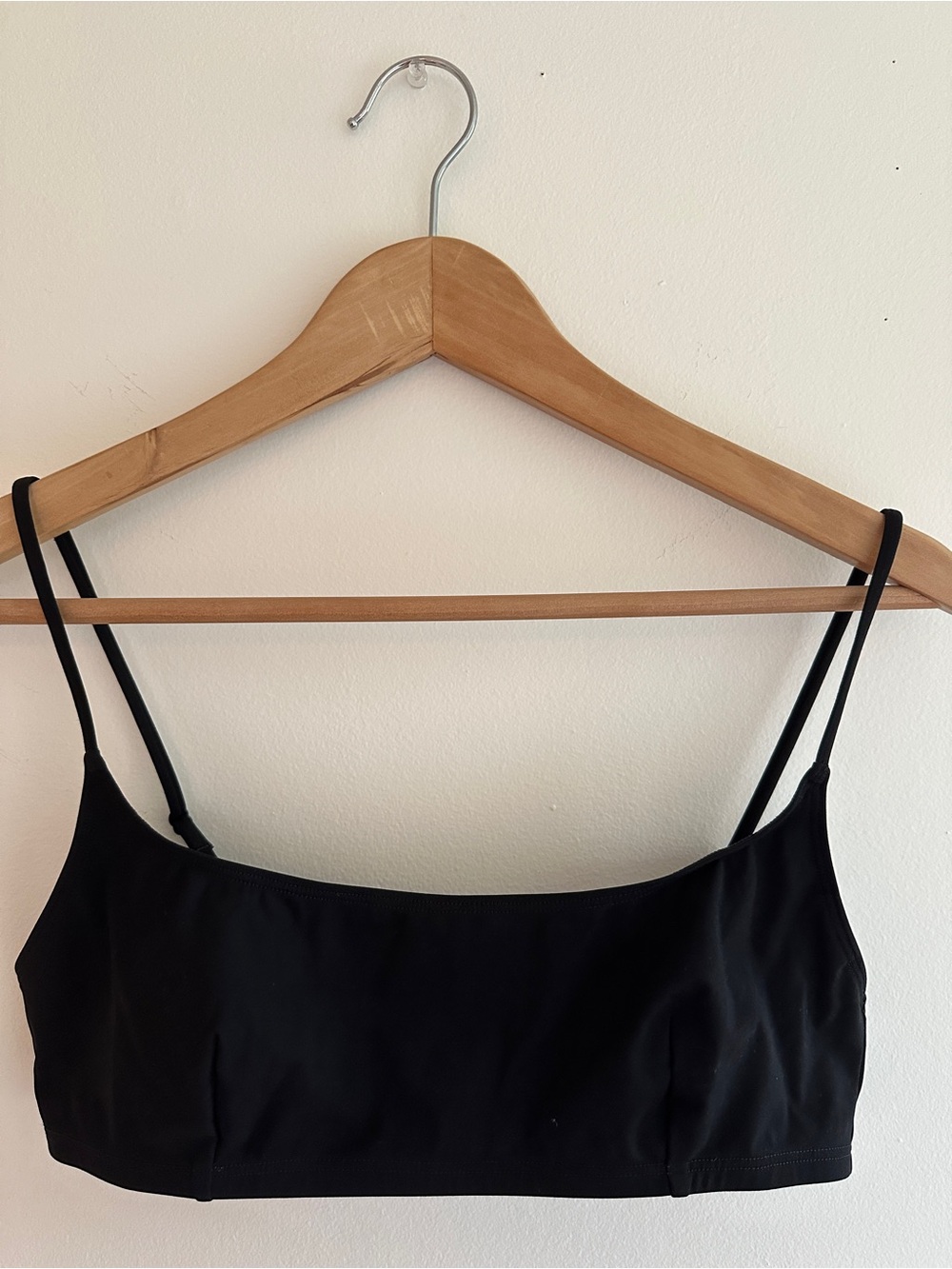 Babaton Black Bikini Swim Top